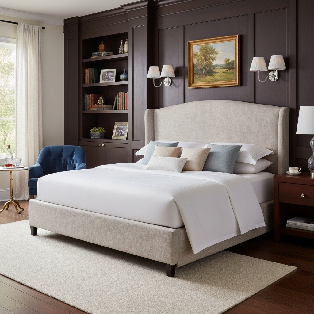 Luvora wall lamp installed in bedroom