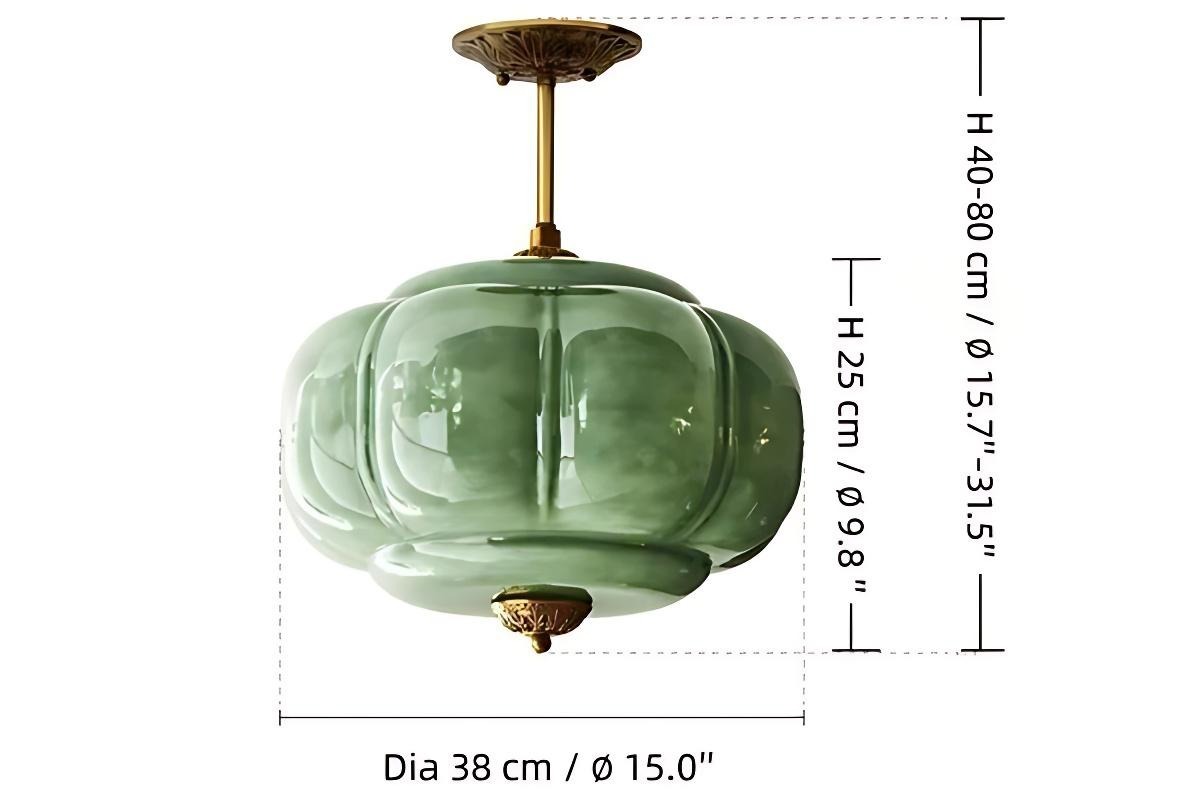 Eloise pendant light product size diagram