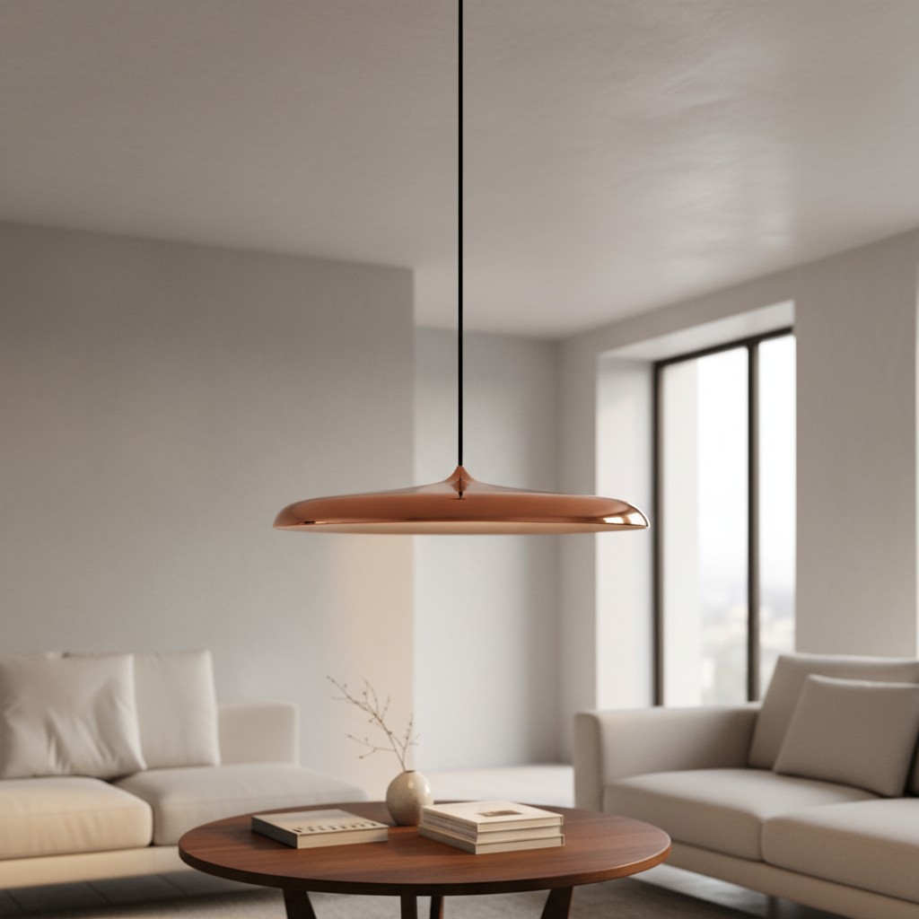 Macaron pendant living room scene