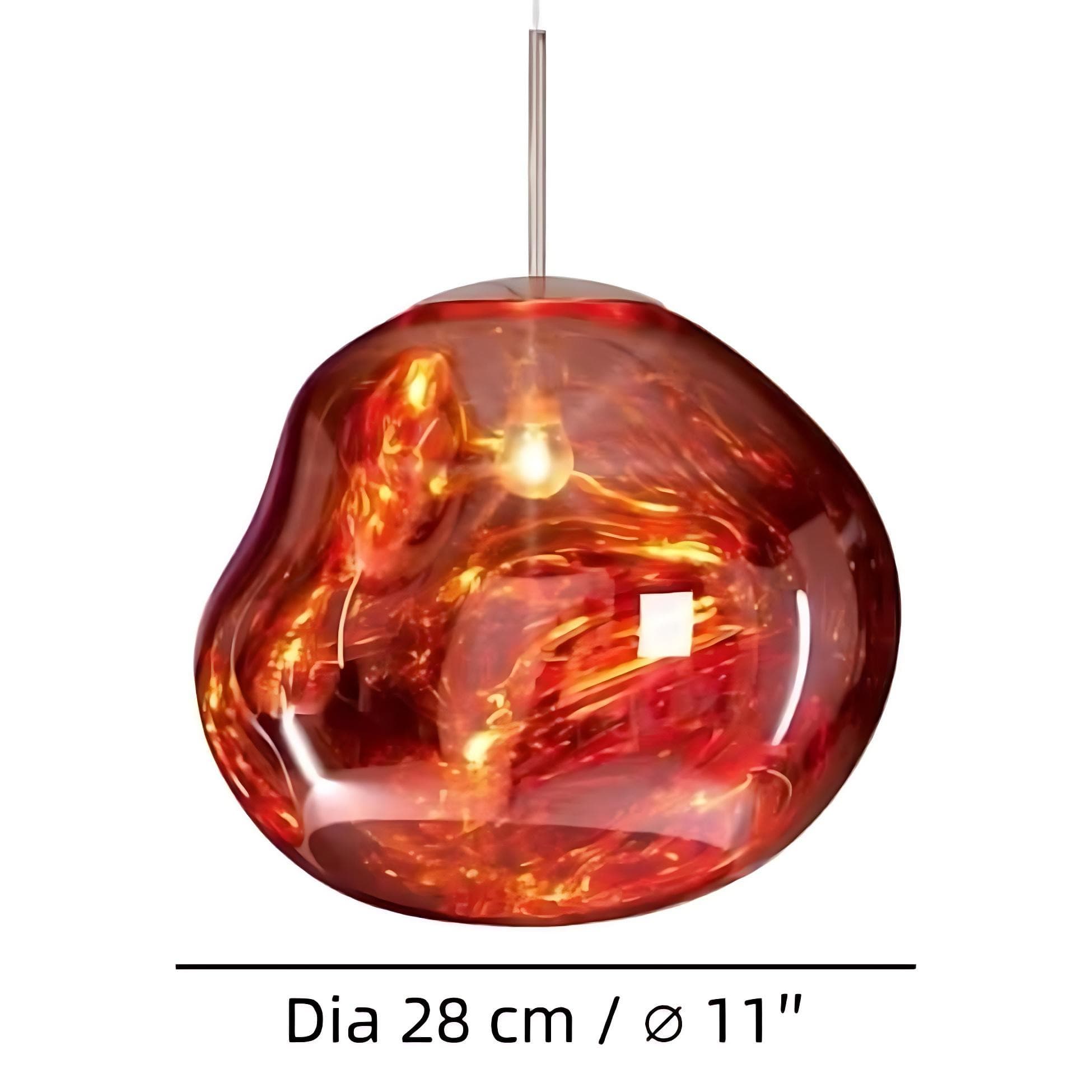 Dia 28 cm / ø 11 inch pendant size