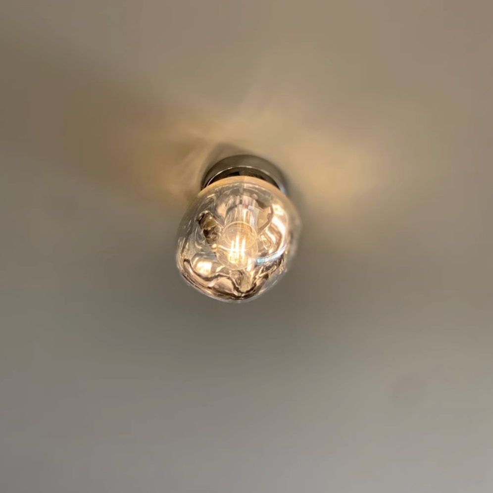 Customer photo of illuminated Lava Wall Lamp