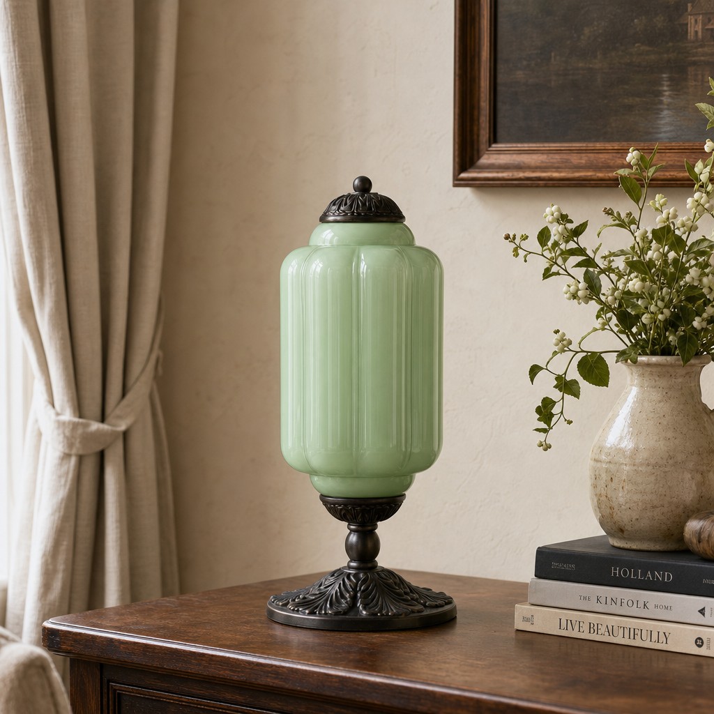 Eloise table lamp in a living room setting