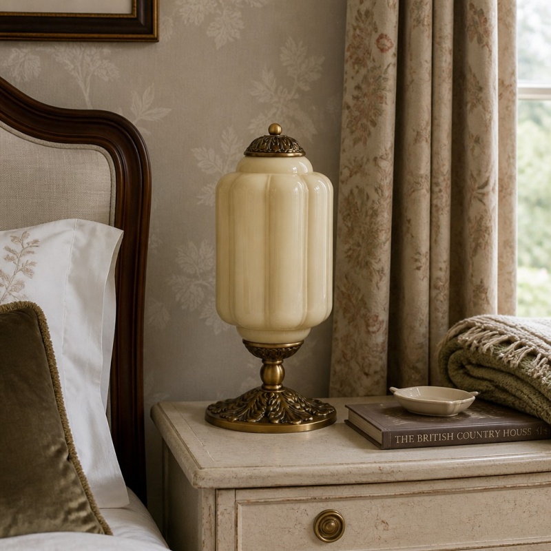Eloise table lamp in a bedroom setting