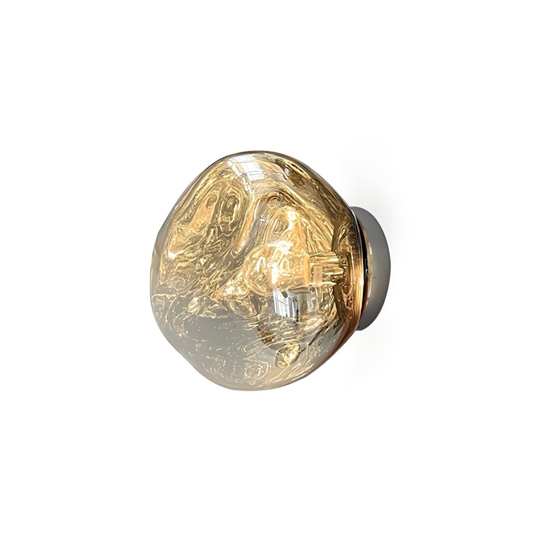 Gold Lava Wall Lamp style