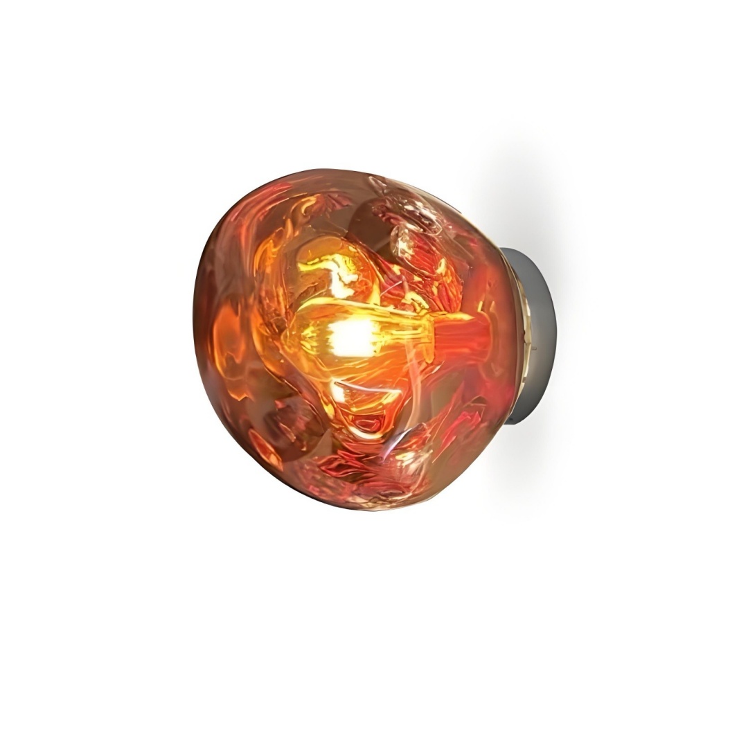 Amber Lava Wall Lamp style