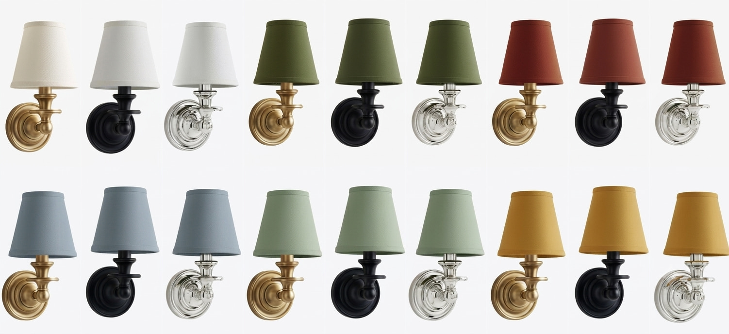 Plain lampshade style options