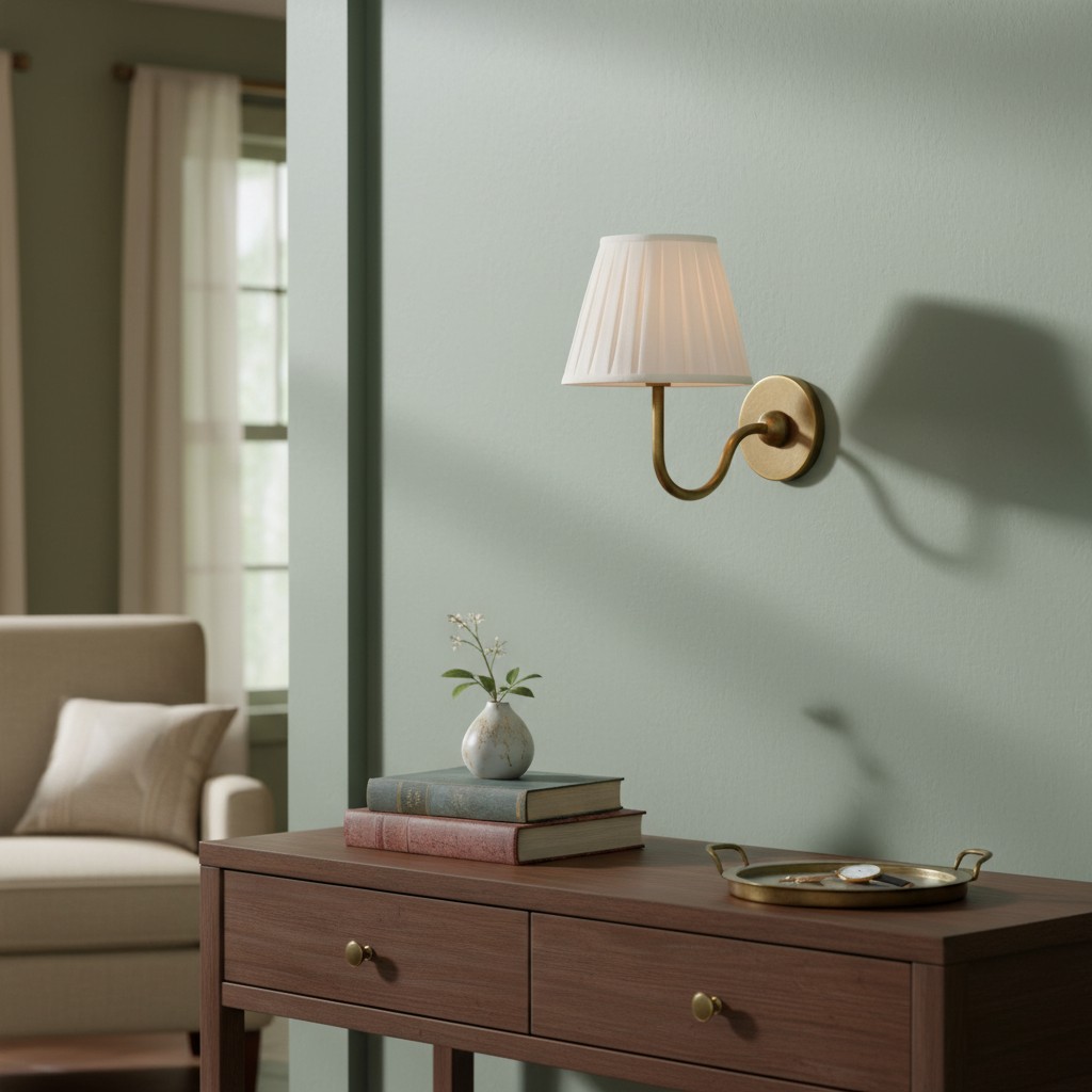 Luvora wall lamp above console