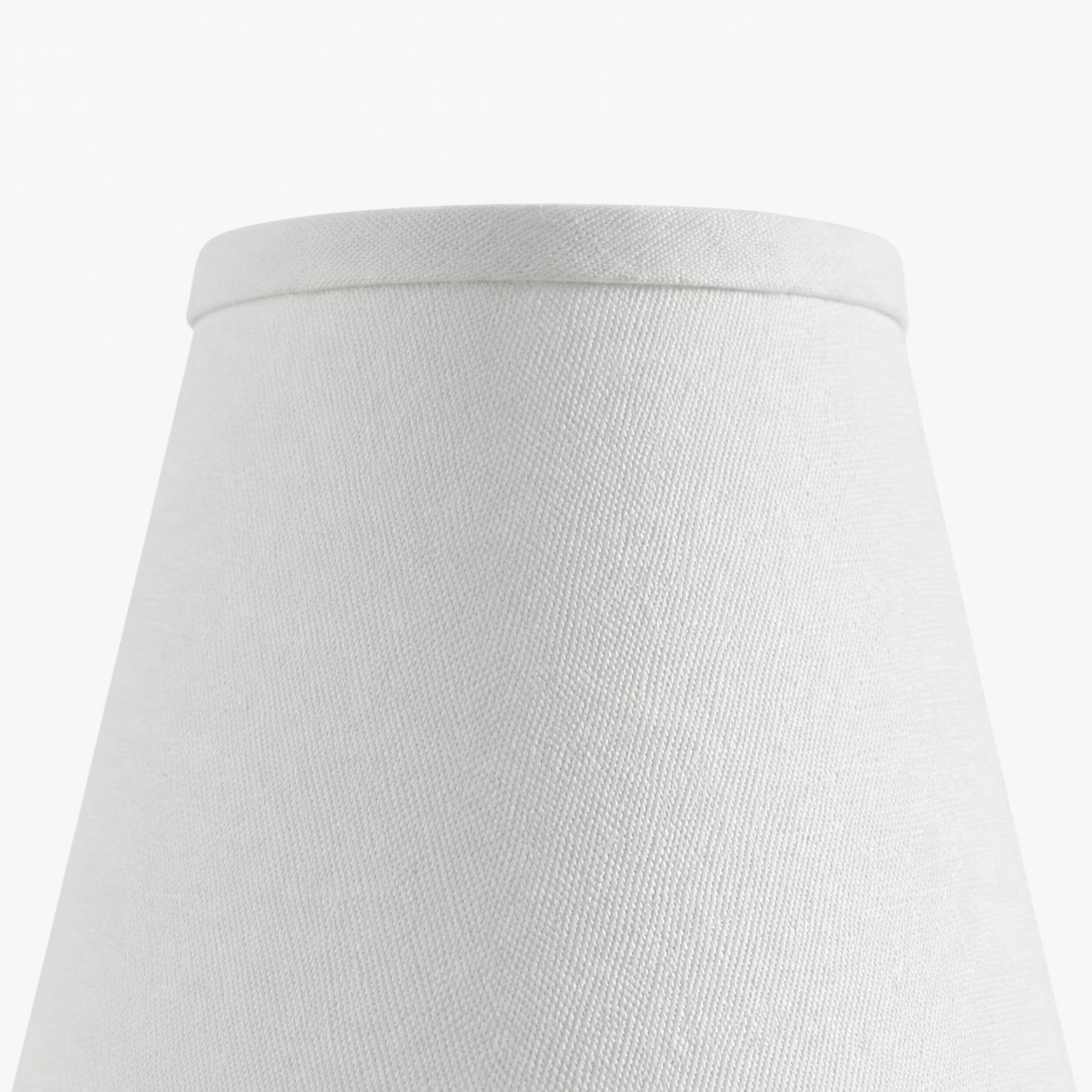 Textured fabric shade detail