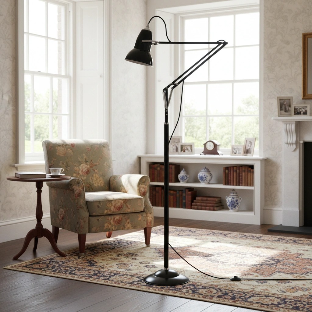 Modryx Adjustable Floor Lamp | Classic Silhouette Design