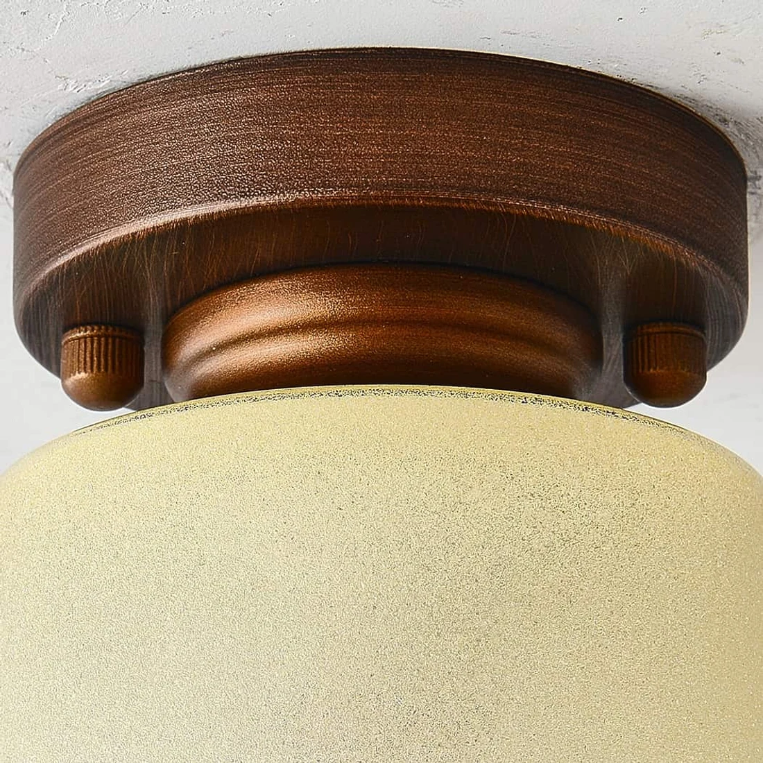 Montura de bronce cepillado