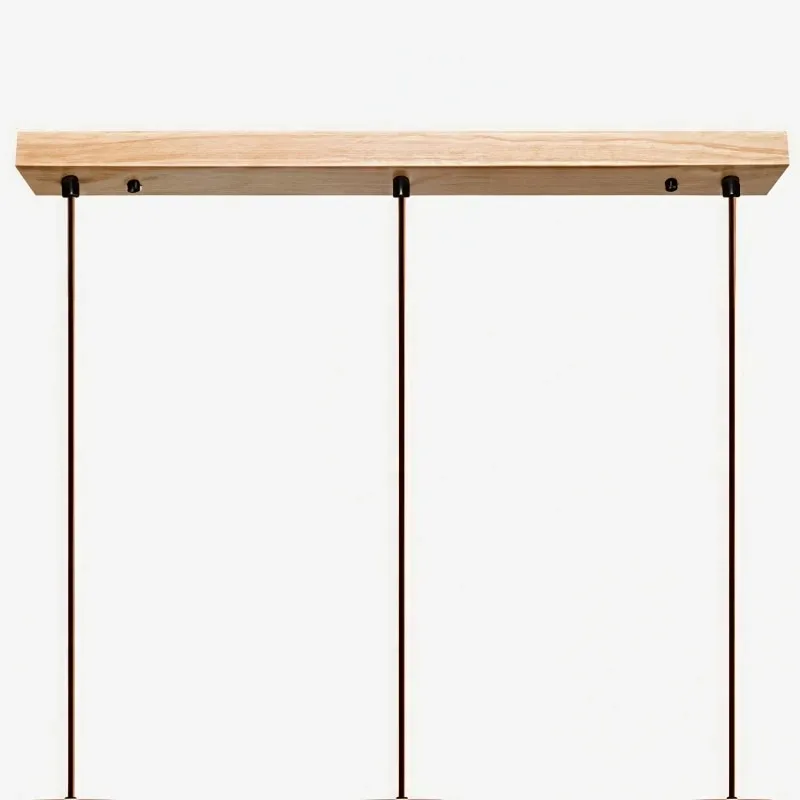 Linear ceiling bar and multi cord spacing detail